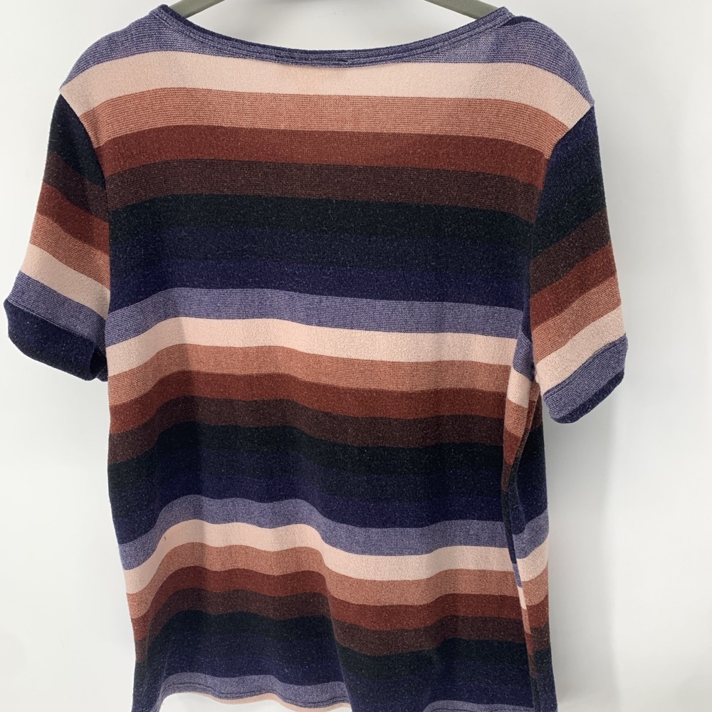 Bon Worth Tops Womens Medium & MP Short Sleeve 3/4 Sequins Pullover Blouse Tops - Picture 14 of 14